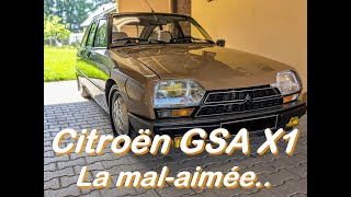 Citroën Gsa X1 De 1983, Voiture De Collection, Oldtimer, Vintage, Année 80
