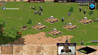 AoE 22 Assyrian Tiểu Màn Thầu, Dương Còi vs Quýt, Quốc Việt Ngày 07/10/2018
