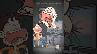 Mr Duo Stay Away From The Tv 🥸🥸 #Animation #Memes #Funny #Shorts