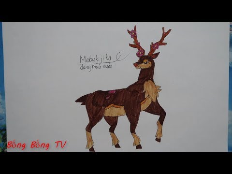 Bống Bống TV - Bé Bống vẽ và tô màu Pokemon Mebukijika