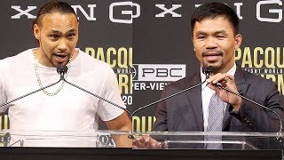 PACQUIAO VS THRUMAN - FULL KICK OFF PRESS CONFERENCE & FACE OFF VIDEO