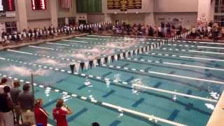 2013 MHSAA Boys 50Free State Championship Finals. Ralph Moore WINS a Silver Medal, tying for 2nd