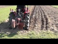 17PS - Dreizylinder Traktor Yanmar YM1510D beim Pflügen (HD)