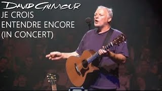 Watch David Gilmour Je Crois Entendre Encore video