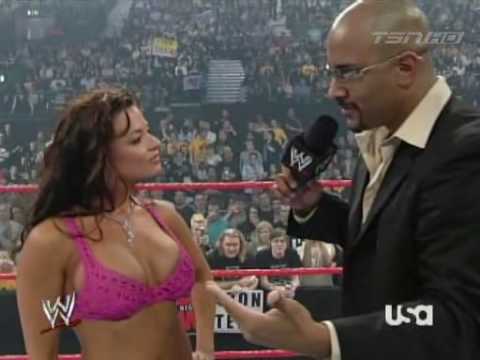 WWE Divas - 4/24/2006 RAW Bikini Contest - Candice Michelle, Maria, 