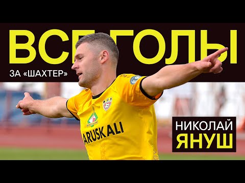 Все голы Николая Януша за «Шахтер»