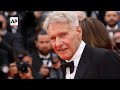 Harrison Ford speechless after reporter says he's "still very hot"