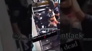 Notti Osama Is Taken Out Of The Subway After A Skirmish With Kdot