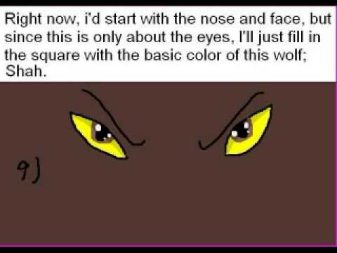 how to draw anime eyes closed. how to draw anime wolf eyes.