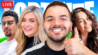 Live - Fortnite With Valkyrae, Brooke & Myth