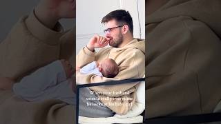 Dad Holds Their Baby For The First Time