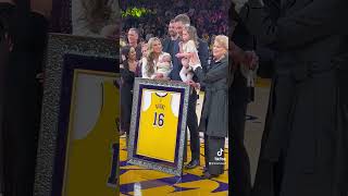 Pau Gasols Jersey Retirement With His Family, Vanessa Bryant, And The Lakers