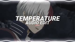 temperature - sean paul [edit audio]