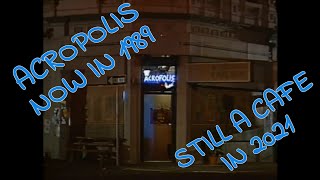 Acropolis Now Tv Show Building 1989 & 2021