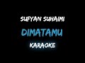 Dimatamu - Sufyan Suhaimi | Fieya Julia Cover Version | Karaoke + Chord | By Music