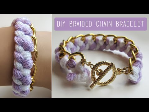 Watch DIY Braided Chain Bracelet (easy & affordable)