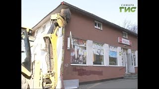 Видео В Самаре возле больницы Пирогова сносят самовольную постройку от Samara GIS, улица Пирогова, Самара, Россия