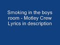 Smoking In The Boys Room Motley Crue