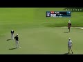 Justin Rose races in a lengthy birdie putt at TOUR Championship