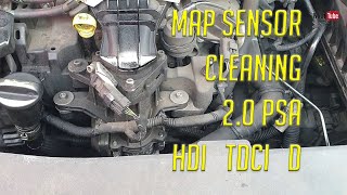 MAP sensor cleaning 2.0 HDI TDCI D Peugeot Citroen Ford Volvo PSA Manifold Absol