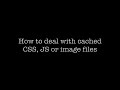 How to deal with cached CSS, JS, and image files | Prevent the browser from caching files