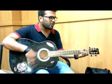 Aashique movie-Dheere Dheere se meri zindagi me aana guitar...