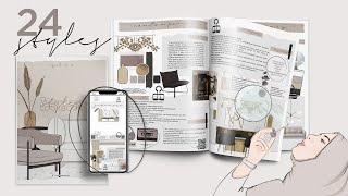 The Interior Design Styles Lookbook: how I came up with the idea & put it together!+ A FLIP-THROUGH