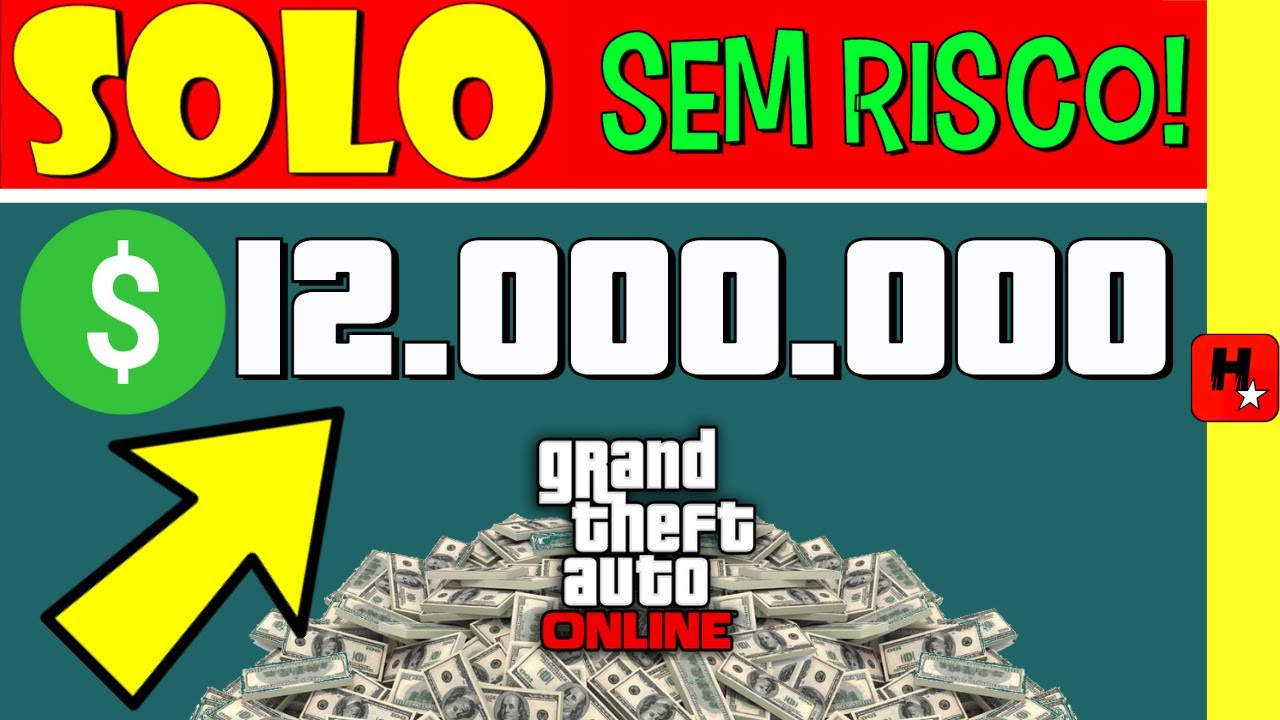 GTA V Online Como Ganhar Dinheiro Facil $12.000.000 Milhões (SOLO / GTA MONEY PS4/PS5/XBOX/PC)