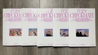 ♡Unboxing ITZY 있지 5th Mini Album Checkmate 체크메이트 ♟ (All Member Ver.)♡