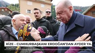 Rize - Hurbaşkanı Erdoğandan Ayder Yaylasına Ziyaret
