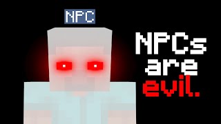 Minecrafts New Npc Mobs Are Crazy.