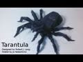 Origami Tarantula (page 1). YouTube Halloween Video Tutorials