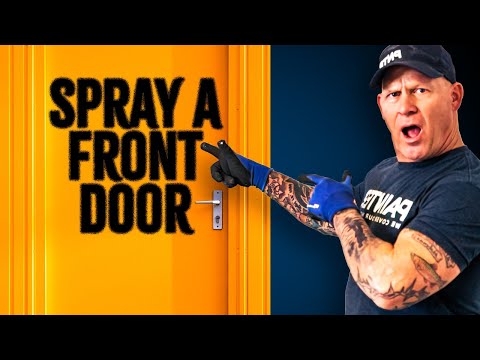 How To Spray Paint A Front Door With Airless Sprayer How To Spray Paint A Front Door With Airless Sprayer