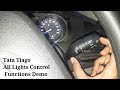 Tata Tiago All Lights Control Functions Demo | Tata Tiago Headlamps Control & Features