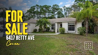 Home for Sale in Cocoa | 6417 Betty Ave, Cocoa, FL 32927
