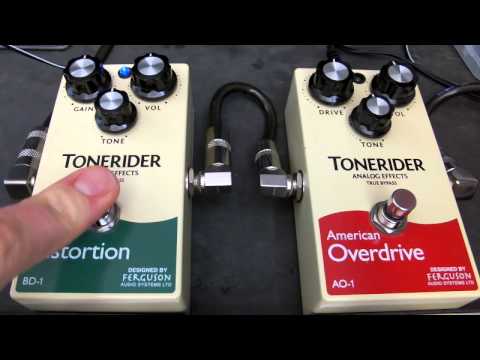 Tonerider British Distortion and American overdrive demo, Msm Workshop.