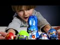 Sammie and Some Surprise Eggs: Angry Birds, Hot Wheels, TMNT, Kinder Christmas Bunny