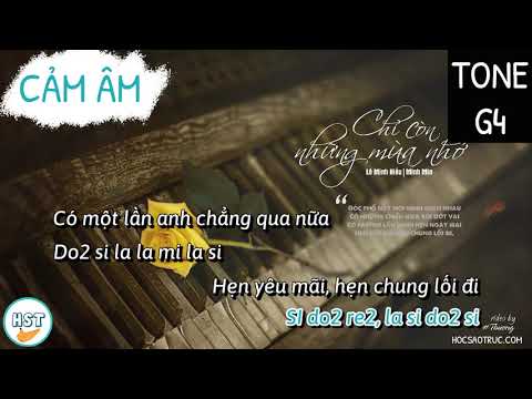 Cảm âm Chỉ Còn Những Mùa Nhớ - Bảo Trâm Beat G4(Tone Sol) Bản Gốc
