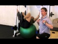 Windshield Wiper on Swiss Ball | A Great Abdominal Exercise