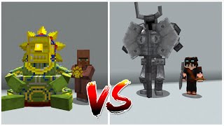 Men Minecraftda eng QUDRATLI bosslarni urushtirdim!!! | Artifact vs Qishloqi