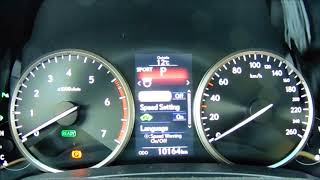 2017 Lexus Nx300H Instrument Cluster & Multi Information Display