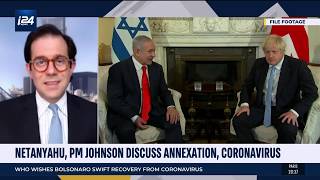 Netanyahu tells Johnson "Israel is ready to negotiate on the basis of President Trump's peace plan"