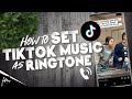 How to set Tiktok music as ringtone on Android