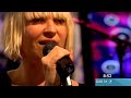 Sia sings "You Changed' On Sunrise Sia sings "You Changed' On Sunrise