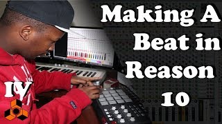 Making A Trap Beat (Brass) with Reason 10 | With MPD32 and Midi-Controller