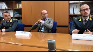 Scalea, operazione "Ghost work” - Conferenza stampa