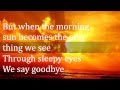 Sleepy Eyes (with Lyrics) - Sally Barker