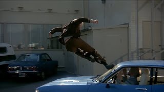 Good Guys Wear Black - Chuck Norris; Flying Kick through Windshield of Car (1978