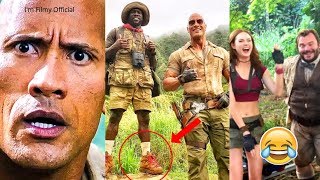 Jumanji 2 - Hilarious Behind the Scenes - Try Not To Laugh with Kevin Hart & The