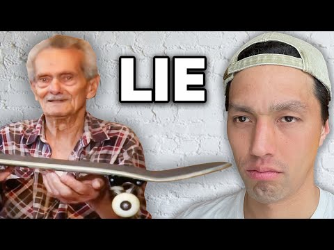 The World's OLDEST Skateboarder Is A FRAUD!